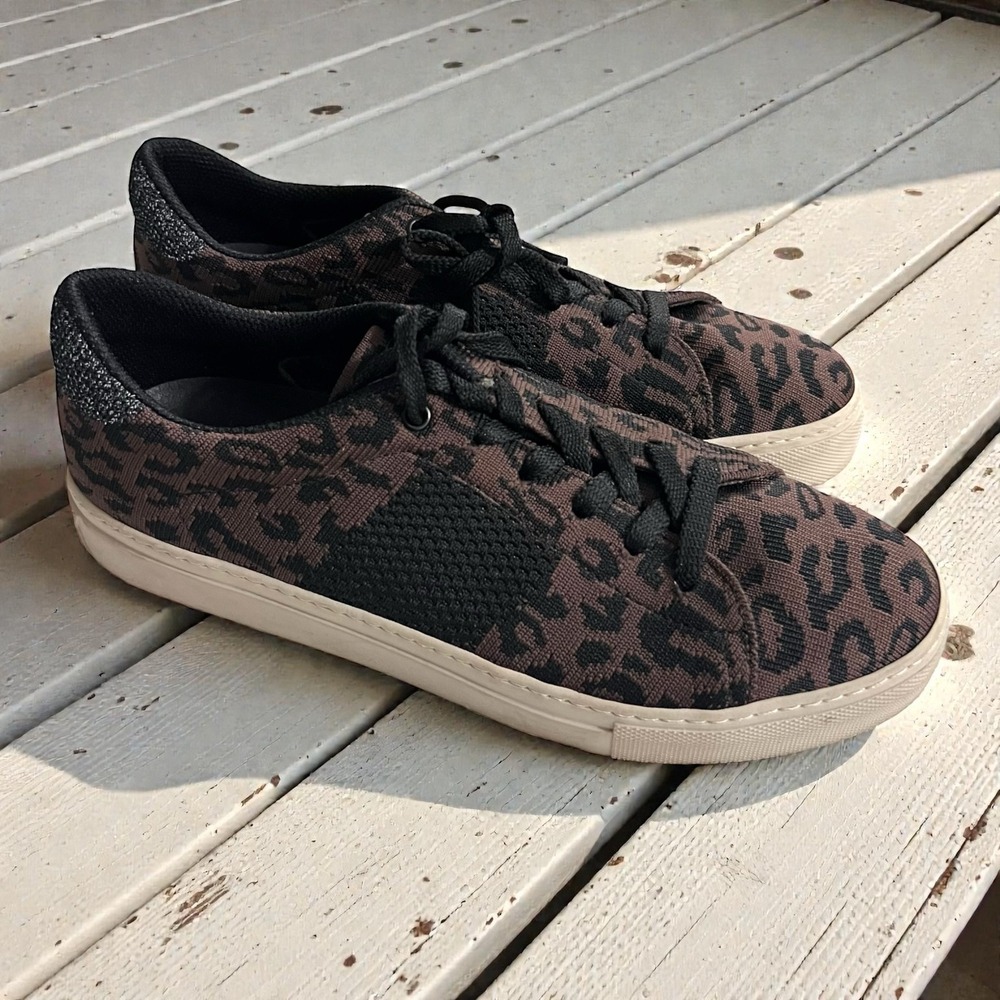 Greats Made in Italy Leopard‎ Print Sneakers Women's 9 EU 39 Luxury Low Top